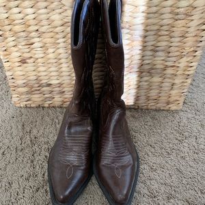 Madden Girl Brown Cowboy Boots